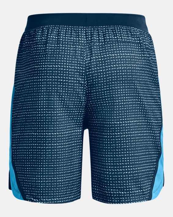Men's UA Launch Run 7" Print Shorts, Blue, pdpMainDesktop image number 6